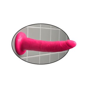 DILLIO 7" SLIM DILDO PINK 17.8cm - ΟΜΟΙΩΜΑ ΠΕΟΥΣ ΡΟΖ 17.8εκ - Image 3