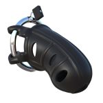 FANTASY C-RINGZ HARDCORE SILICONE COCK BLOCKER BLACK