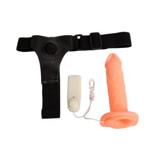 BAILE STRAP-ON WITH HOLLOW DILDO JESSICA FLESH 18cm - ΣΤΡΑΠΟΝ 18cm ΚΟΥΦΙΟ ΜΕ ΔΟΝΗΣΗ - Image 8