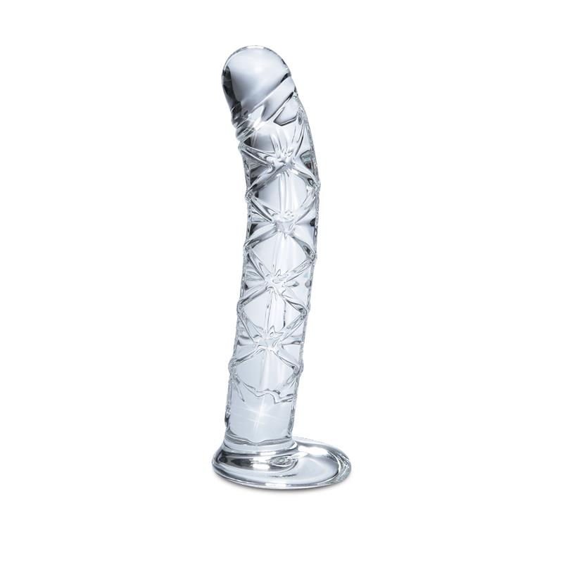 ICICLES No. 60 HAND BLOWN GLASS DILDO CLEAR 15cm
