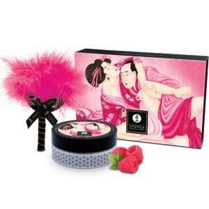 SHUNGA BODY POWDER RASPBERRY AROMA - ΠΟΥΔΡΑ ΣΩΜΑΤΟΣ ΜΕ ΑΡΩΜΑ ΒΑΤΟΜΟΥΡΟ