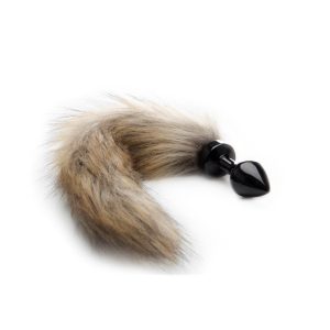 OUCH! FOX TAIL BUTTPLUG BLACK
