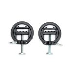 RIMBA BONDAGE PLAY NIPPLE SQUEEZERS WITH RINGS ADJUSTABLE