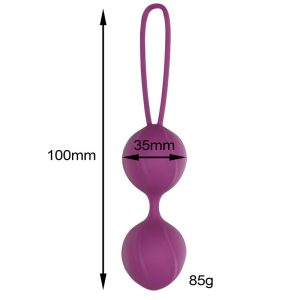 ENGILY ROSS LEIGH DOUBLE KEGEL BALL SILICONE PURPLE - Image 4