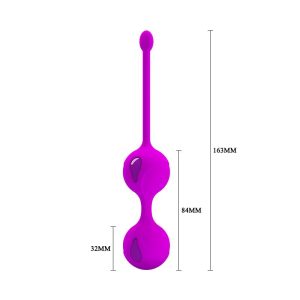 PRETTYLOVE KEGEL BALLS TIGHTEN UP II - ΜΠΑΛΕΣ ΑΙΔΟΙΟΥ ΜΩΒ - Image 4