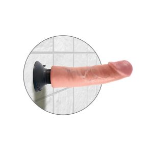 KING COCK 9" VIBRATING COCK FLESH 24cm - ΟΜΟΙΩΜΑ ΠΕΟΥΣ ΜΕ ΔΟΝΗΣΗ 24εκ - Image 4
