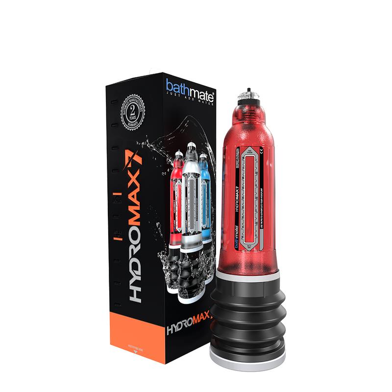penis-pump-hydromax7-red