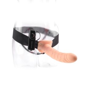 FETISH FANTASY SERIES VIBRATING HOLLOW STRAP-ON FLESH 20cm - Image 5