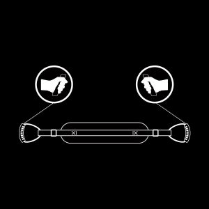FETISH SUBMISSIVE DO IT DOGGIE HARNESS BLACK - Image 3
