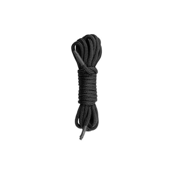 1-black-bondage-rope-5m EASYTOYS BONDAGE ROPE BLACK 5m