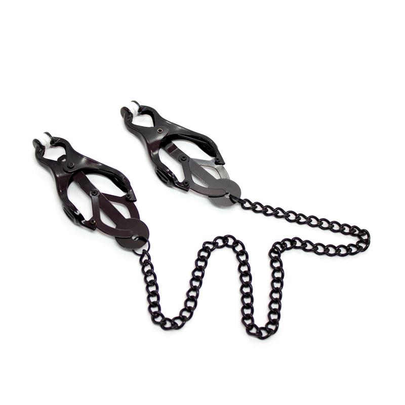 1-japanese-nipple-clamps-with-chain-black