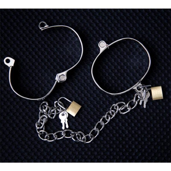 FETISH ADDICT METAL ANKLE CUFF FOR WOMEN 8cm