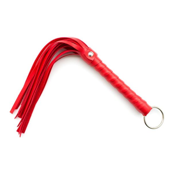 1-mini-flogger-red FETISH ADDICT MINI FLOGGER RED 28cm