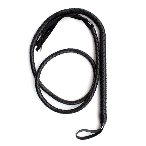 1-whip-2-meters-black FETISH ADDICT WHIP BLACK 2m
