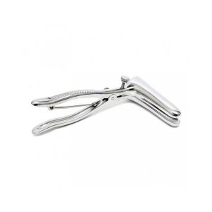 BONDAGE PLAY ANAL SPECULUM WITH 2 SPOONS CHROME-SILVER