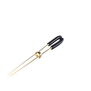 FETISH ADDICT NIPPLE CLAMPS WITH GLASS BEADS GOLDEN - ΣΦΙΓΚΤΗΡΕΣ ΘΗΛΩΝ ΜΕ ΓΥΑΛΙΝΕΣ ΧΑΝΤΡΕΣ ΧΡΥΣΟ - Image 3