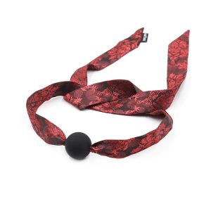 FETISH ADDICT SILICONE BALL GAG RED BLACK - ΦΙΜΩΤΡΟ ΜΕ ΜΠΑΛΑ ΣΙΛΙΚΟΝΗΣ - Image 6