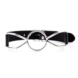 FETISH ADDICT METAL O RING BALL GAG 3.8cm - ΦΙΜΩΤΡΟ ΜΕ ΔΑΚΤΥΛΙΟ - Image 5