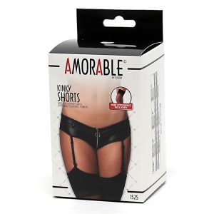 AMORABLE PANTS WITH GARTER BELT & ZIPPER - Image 3