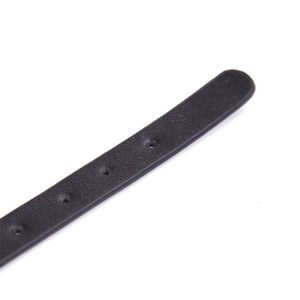 FETISH ADDICT COLLAR ADJUSTABLE BLACK 43cm - ΚΟΛΑΡΟ ΜΕ ΚΡΙΚΟ ΜΑΥΡΟ - Image 4