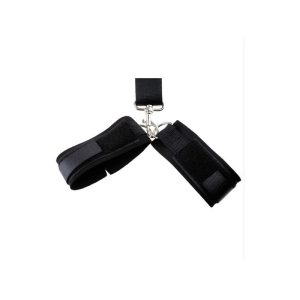 FETISH ADDICT GAG BALL WITH HANDCUFFS BLACK - ΦΙΜΩΤΡΟ ΜΕ ΧΕΙΡΟΠΕΔΕΣ ΜΑΥΡΟ - Image 4