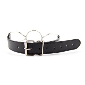 FETISH ADDICT METAL O RING BALL GAG 3.8cm - ΦΙΜΩΤΡΟ ΜΕ ΔΑΚΤΥΛΙΟ - Image 4