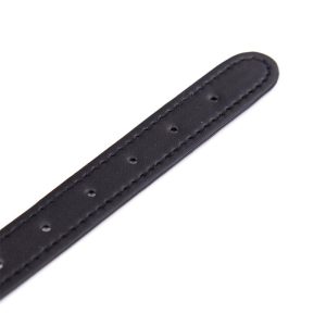 FETISH ADDICT COLLAR WITH SPIKES ADJUSTABLE BLACK 43cm - ΚΟΛΑΡΟ ΜΕ ΚΑΡΦΙΑ - Image 3