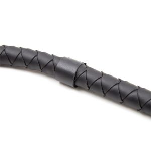 FETISH ADDICT WHIP LONG BLACK 85cm - ΜAΣΤΙΓΙΟ ΜΑΥΡΟ - Image 3