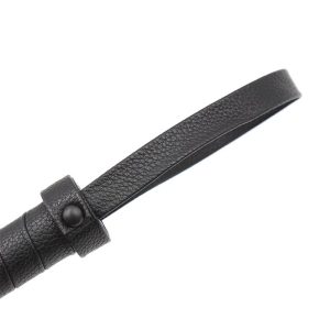 FETISH ADDICT CLASSIC FLOGGER BLACK 42cm - ΚΛΑΣΣΙΚΟ ΜΑΣΤΙΓΙΟ ΜΑΥΡΟ - Image 3
