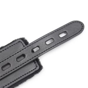 FETISH ADDICT COLLAR WITH METAL LEASH BLACK - Image 3