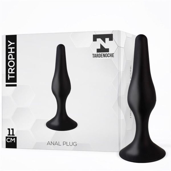 TARDENOCHE TROPHY ANAL PLUG SILICONE BLACK 11cm