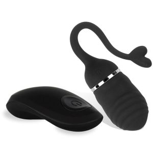 TARDENOCHE ADOREE VIBRATING EGG USB REMOTE CONTROL SILICONE BLACK 17cm - Image 6