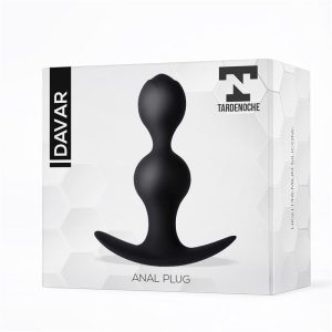 TARDENOCHE DAVAR ANAL PLUG SILICONE BLACK 11.7cm - Image 3