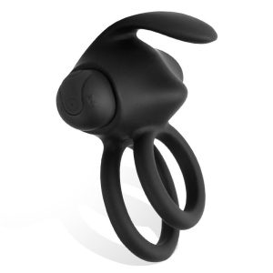 TARDENOCHE REERIN SILICONE DUAL VIBRATING RING USB REMOTE CONTROL BLACK - Image 7