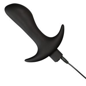 TARDENOCHE LEVER VIBRATING USB SILICONE ANAL PLUG BLACK 12cm - Image 4