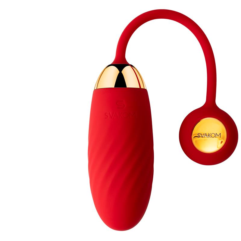 SVAKOM VIBRATING EGG CONNEXION SERIES ELLA NEO WITH APP RED