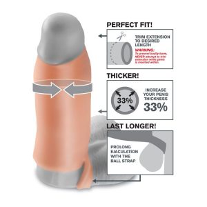 FANTASY X-TENSIONS REAL FEEL ENHANCER XL FLESH - Image 4