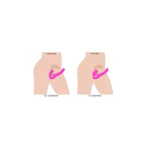 STRAP U INFLATABLE STRAPLESS STRAP-ON WITH REMOTE CONTROL PINK 24cm - Image 4