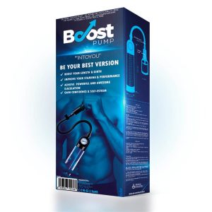 BOOST PUMPS MANUAL PENIS PUMP WITH VALVE PSX03 CRYSTAL - Image 3