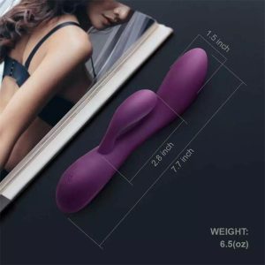 ENGILY ROSS BACALL 2.0 SILICONE DOUBLE MOTOR USB VIBE 19cm - Image 6