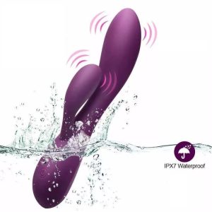 ENGILY ROSS BACALL 2.0 SILICONE DOUBLE MOTOR USB VIBE 19cm - Image 7