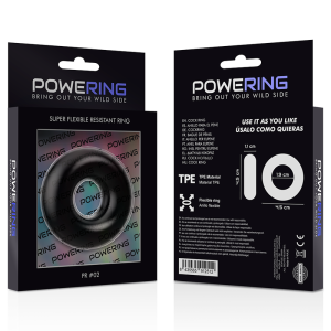 POWERING SUPER FLEXIBLE RESISTANT RING BLACK 4.5cm - Image 7