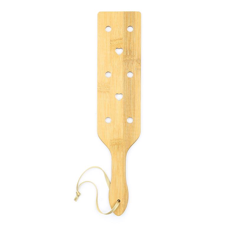 FETISH BY INTOYOU BAMBOO PADDLE WITH HEARTS 33cm