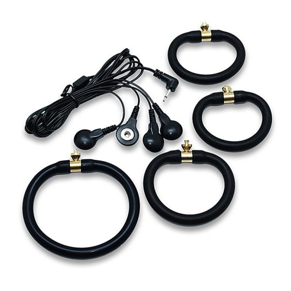 RIMBA ELECTRO PLAY 4 COCK RING SET