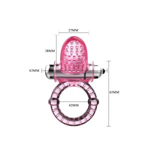 BAILE SWEET VIBRATING RING PINK - Image 6