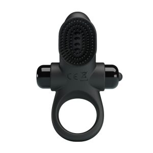 PRETTY LOVE VIBRATING PENIS RING II BLACK - Image 8