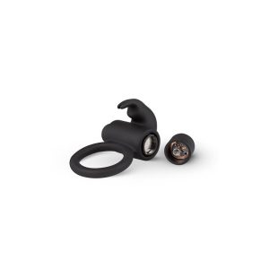 EASYTOYS BUNNY VIBRATING COCKRING BLACK - Image 5