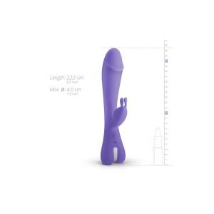 GOOD VIBES ONLY RABBIT VIBE TRIX PURPLE 22.5cm - Image 3