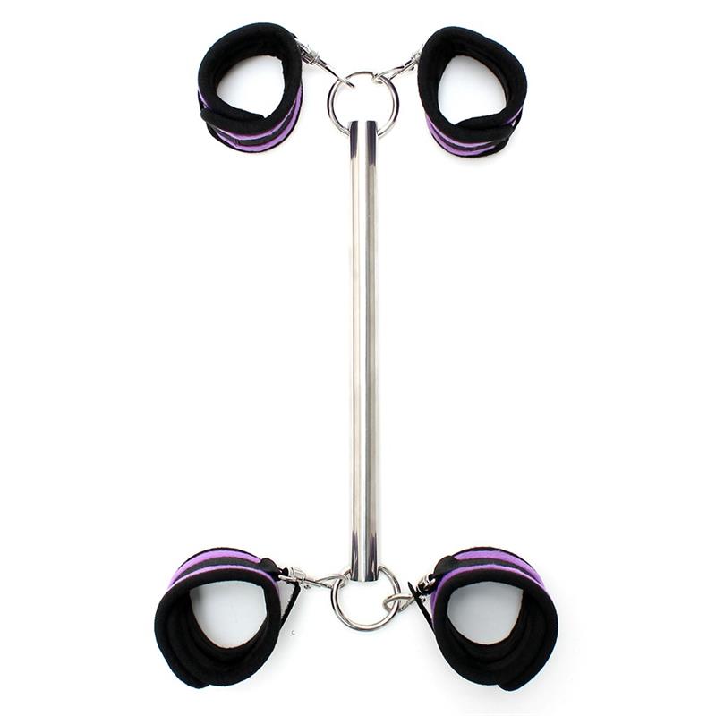 4-spreader-bar-with-detachable-4-cuffs-purple