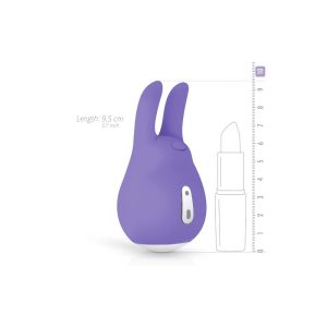 GOOD VIBES ONLY CLITORIS STIMULATOR TEDY PURPLE 9.5cm - Image 3